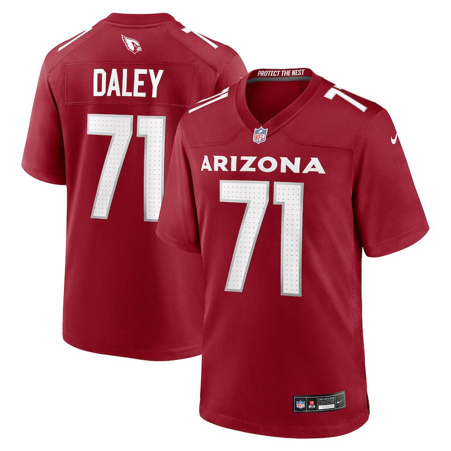 Men Arizona Cardinals #71 Dennis Daley Nike Cardinal Game Player NFL Jersey->arizona cardinals->NFL Jersey